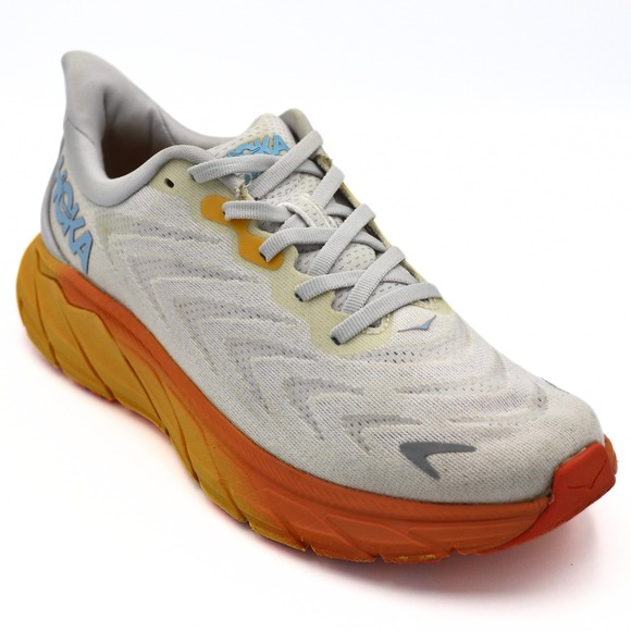 Hoka One One Shoes - Hoka Arahi 6 Running Shoes Womens 8 Orange Good Stability Sneakers Athletic